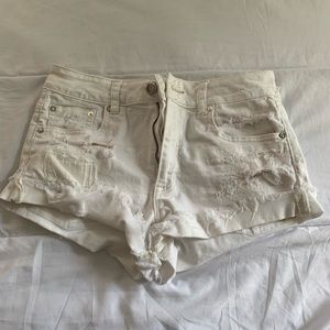 American Eagle Distressed Jean Shorts